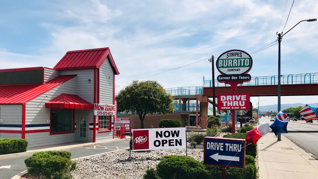 Stripes Burrito Co | restaurant | 5211 Gibson Blvd SE, Albuquerque, NM 87108, USA | 5052659200 OR +1 505-265-9200