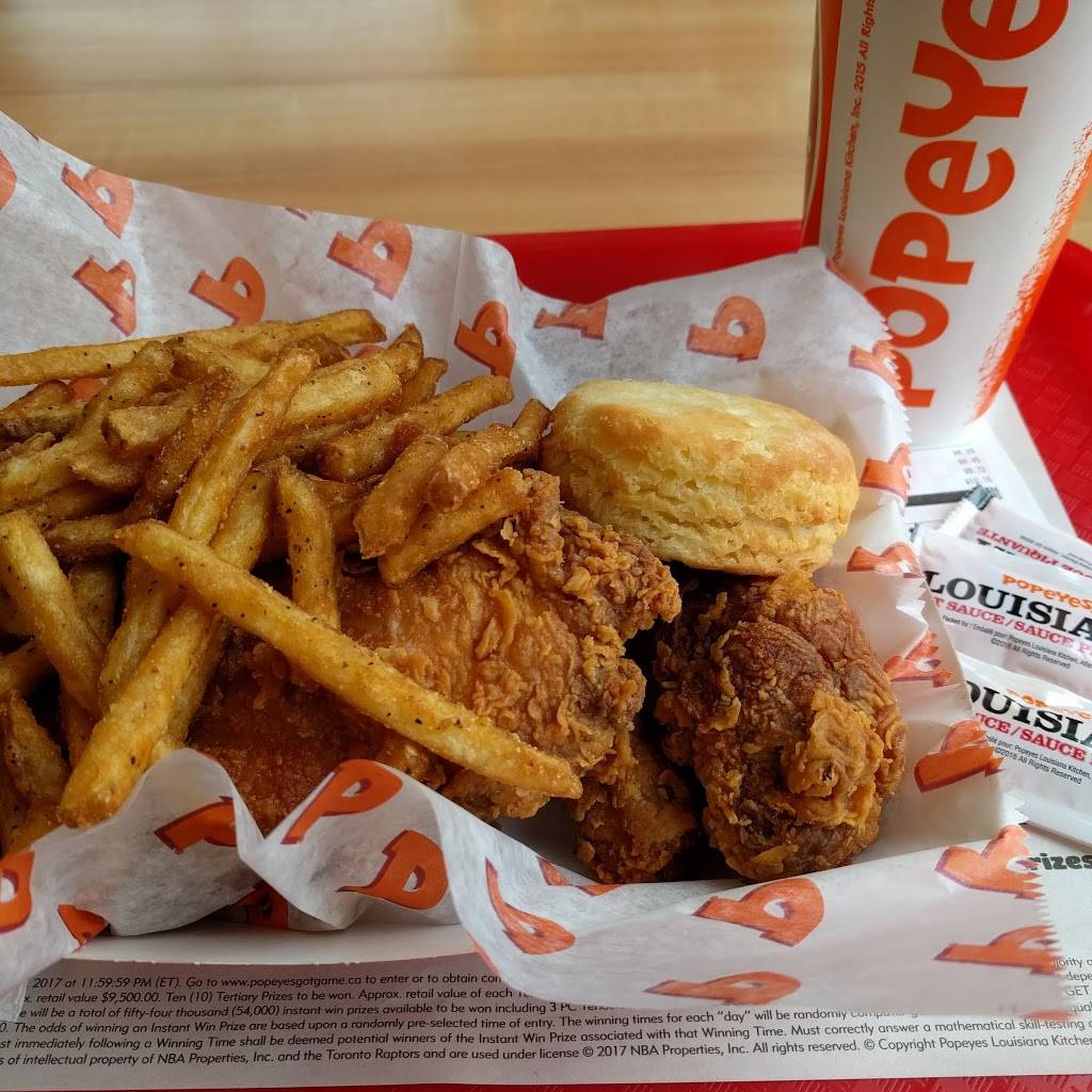 Popeyes | restaurant | 865 York Mills Rd #11, North York, ON M3B 1Y8, Canada | 4169011550 OR +1 416-901-1550