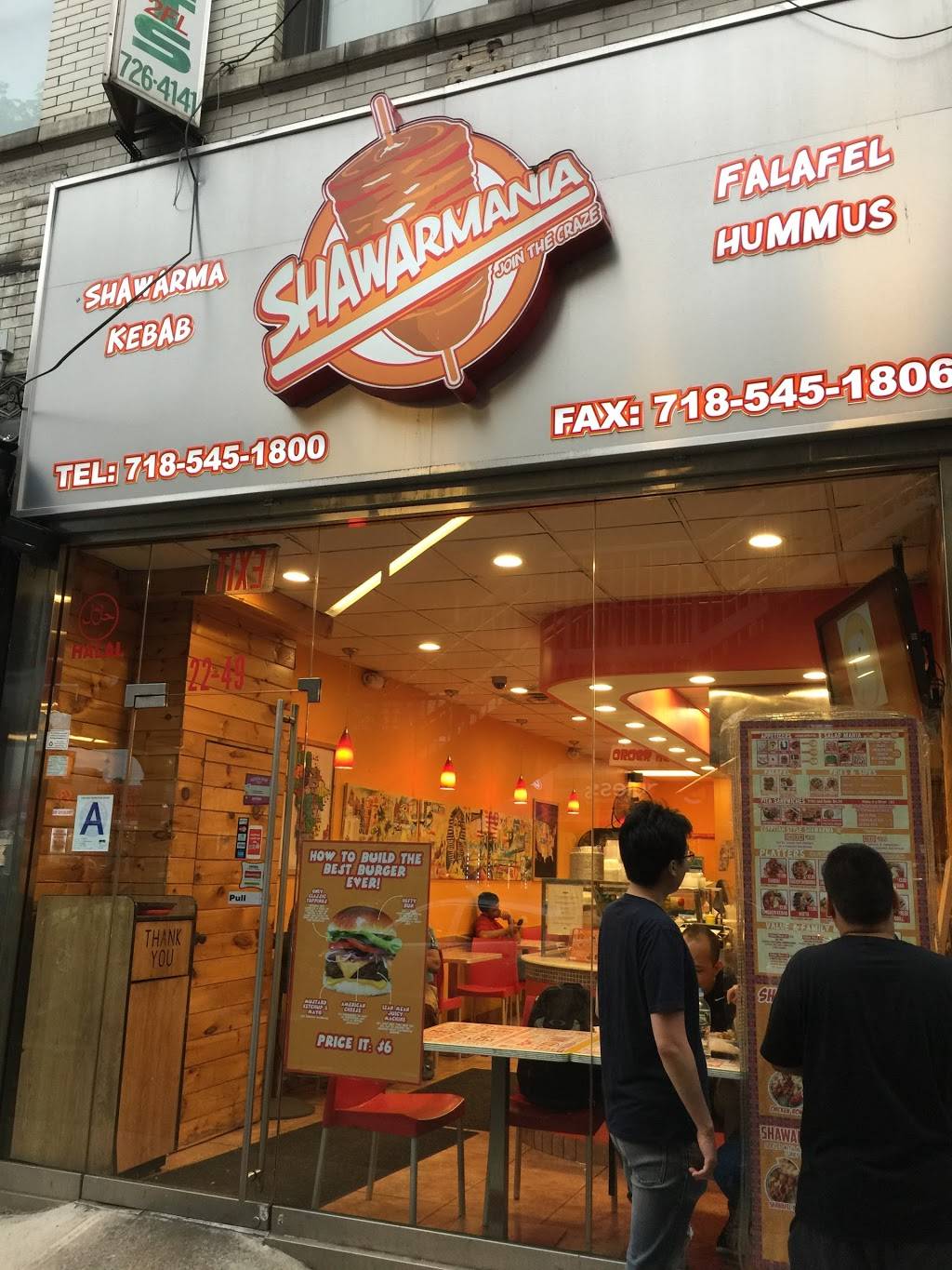 Shawarmania | restaurant | 22-49 31st St, Astoria, NY 11105, USA | 7185451800 OR +1 718-545-1800