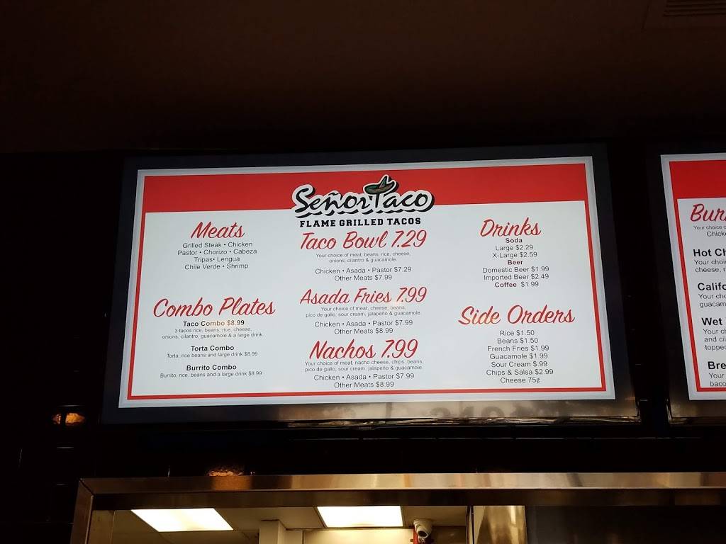 Señor Taco | restaurant | 3401 Panama Ln, Bakersfield, CA 93313, USA | 6617353963 OR +1 661-735-3963