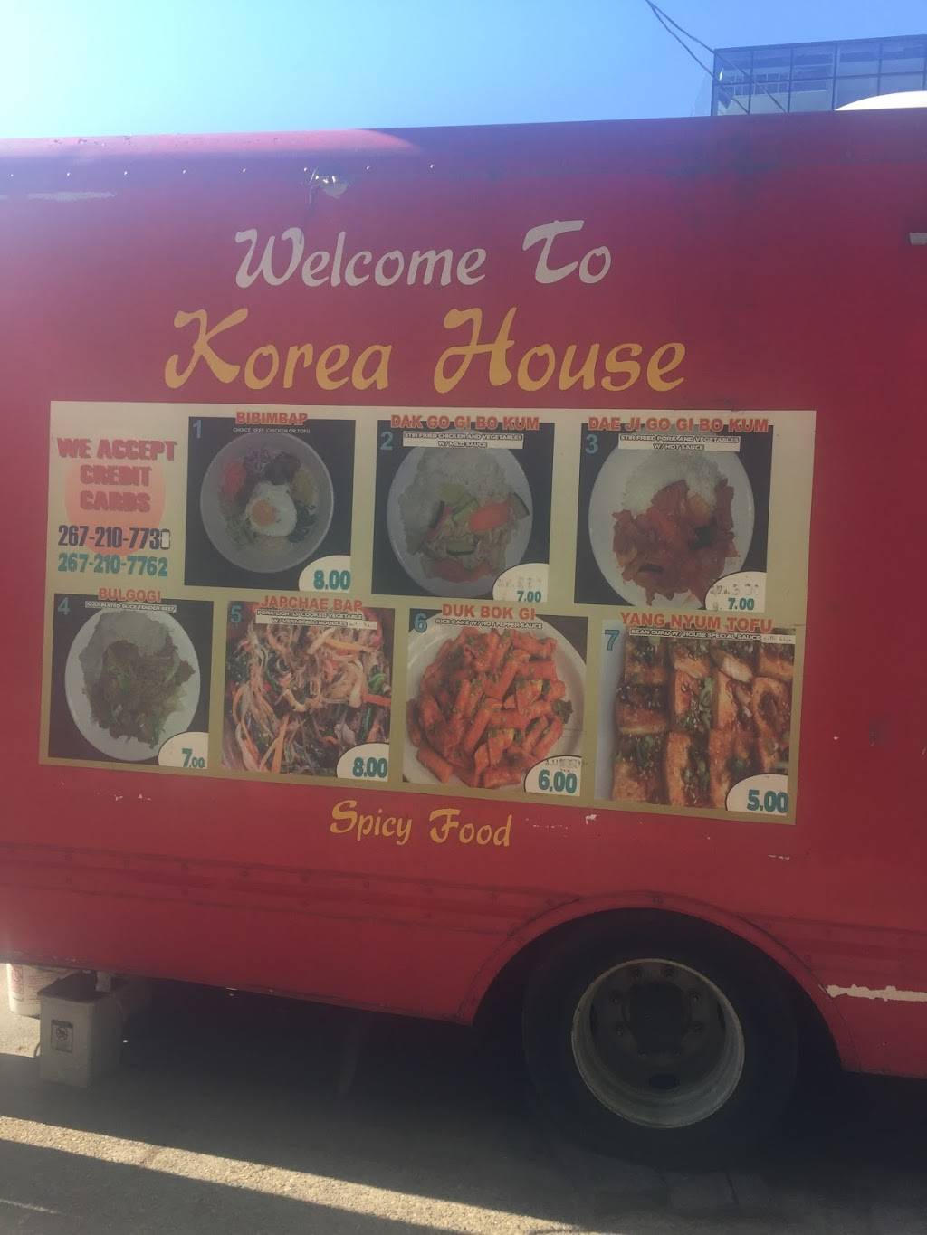 Korea house food truck | restaurant | 1301 W Norris St, Philadelphia, PA 19122, USA | 2672107762 OR +1 267-210-7762