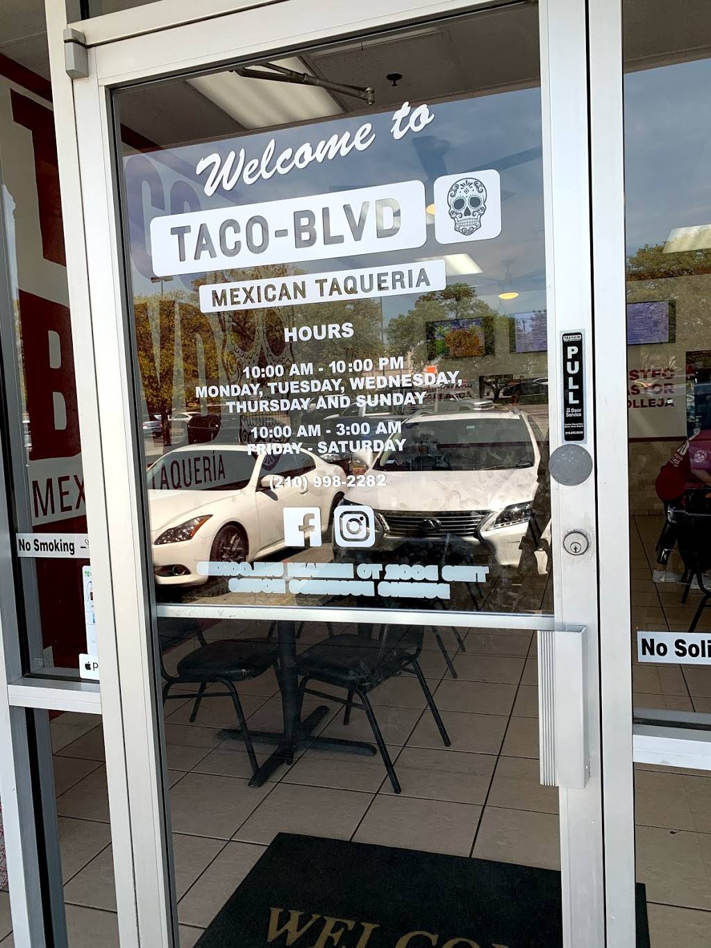 Taco Blvd | restaurant | 18360 Blanco Rd #116, San Antonio, TX 78258, USA | 2109982282 OR +1 210-998-2282