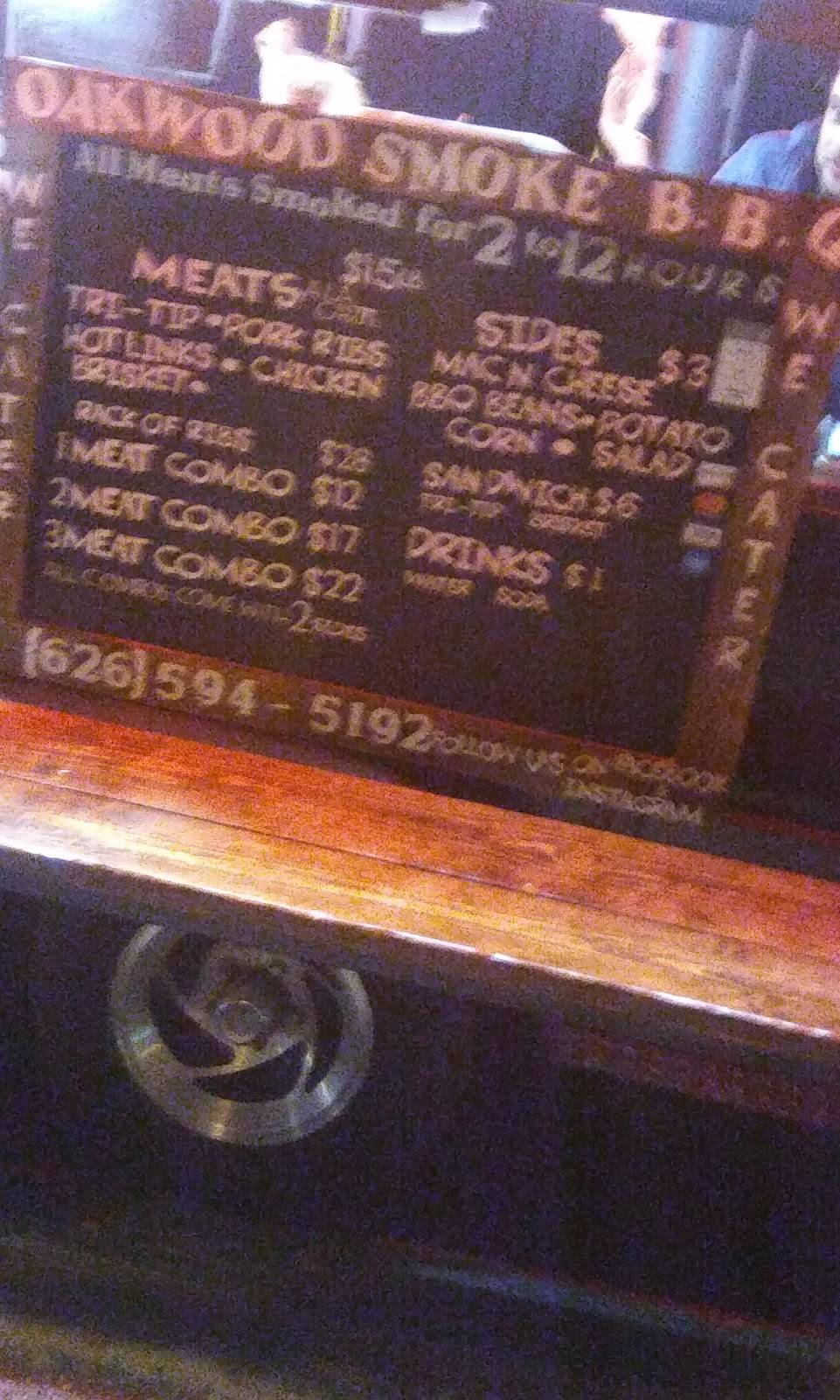 Oakwood Smoke BBQ | restaurant | 644-698 N Sunset Ave, La Puente, CA 91744, USA | 6265945192 OR +1 626-594-5192