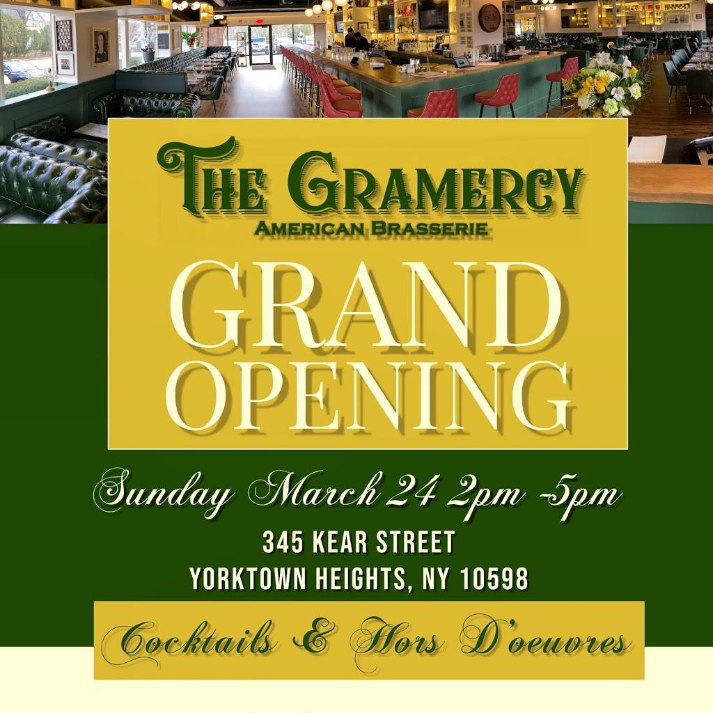 The Gramercy | restaurant | 345 Kear St, Yorktown Heights, NY 10598, USA | 9143027189 OR +1 914-302-7189