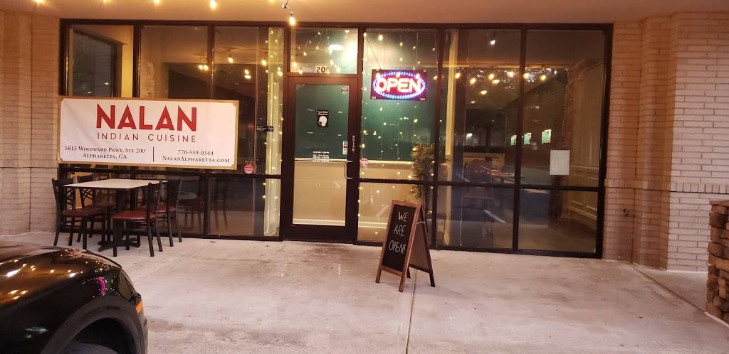 Nalan Indian Cuisine | restaurant | 5815 Windward Pkwy Ste 200, Alpharetta, GA 30005, USA | 7705590344 OR +1 770-559-0344