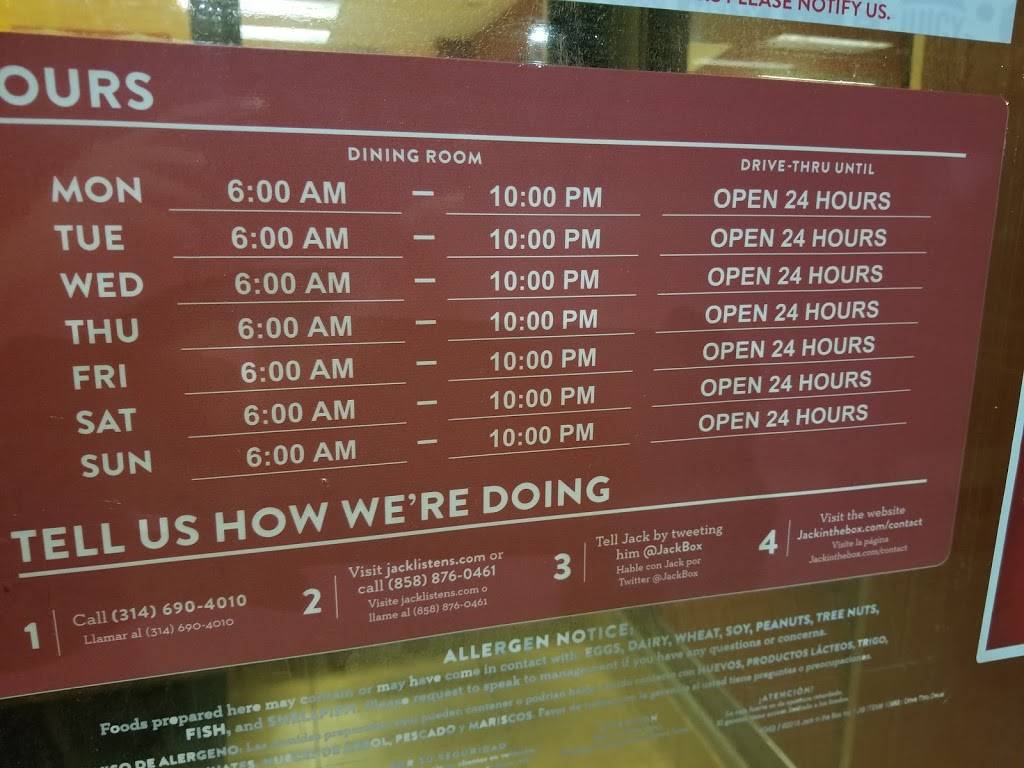Jack in the Box | restaurant | 6100 Howdershell Rd, Hazelwood, MO 63042, USA | 3148951716 OR +1 314-895-1716