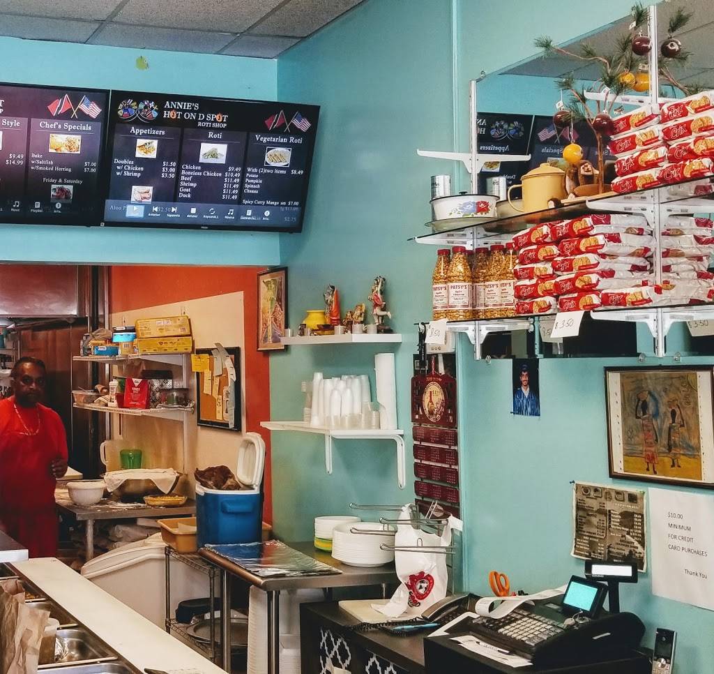 Annies Hot On D Spot Roti Shop | restaurant | 1469 Nottingham Way, Trenton, NJ 08609, USA | 6095860088 OR +1 609-586-0088