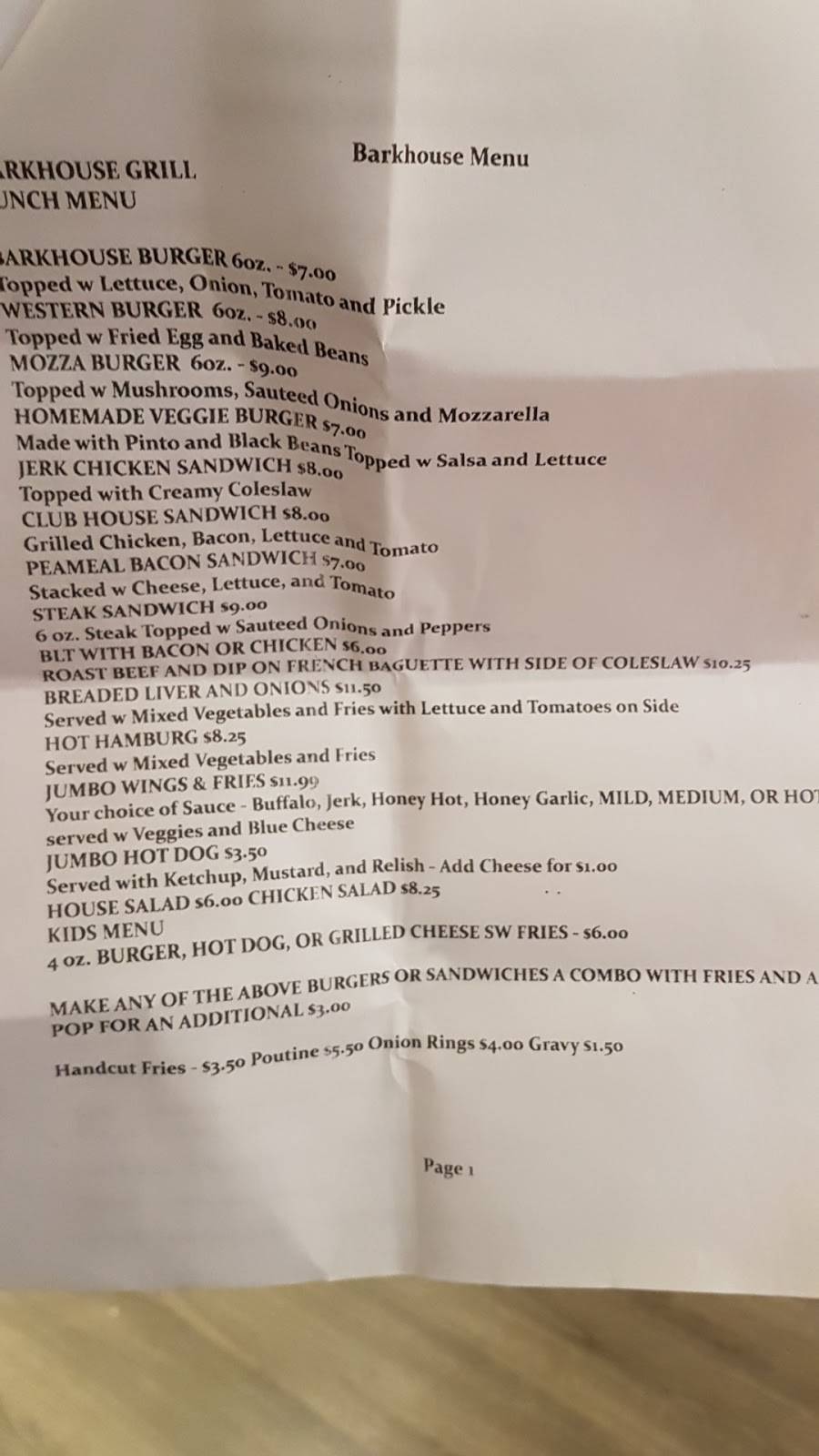 Barkhouse Grill | restaurant | 1470 Kingston Rd, Scarborough, ON M1N 1R6, Canada | 4165465678 OR +1 416-546-5678