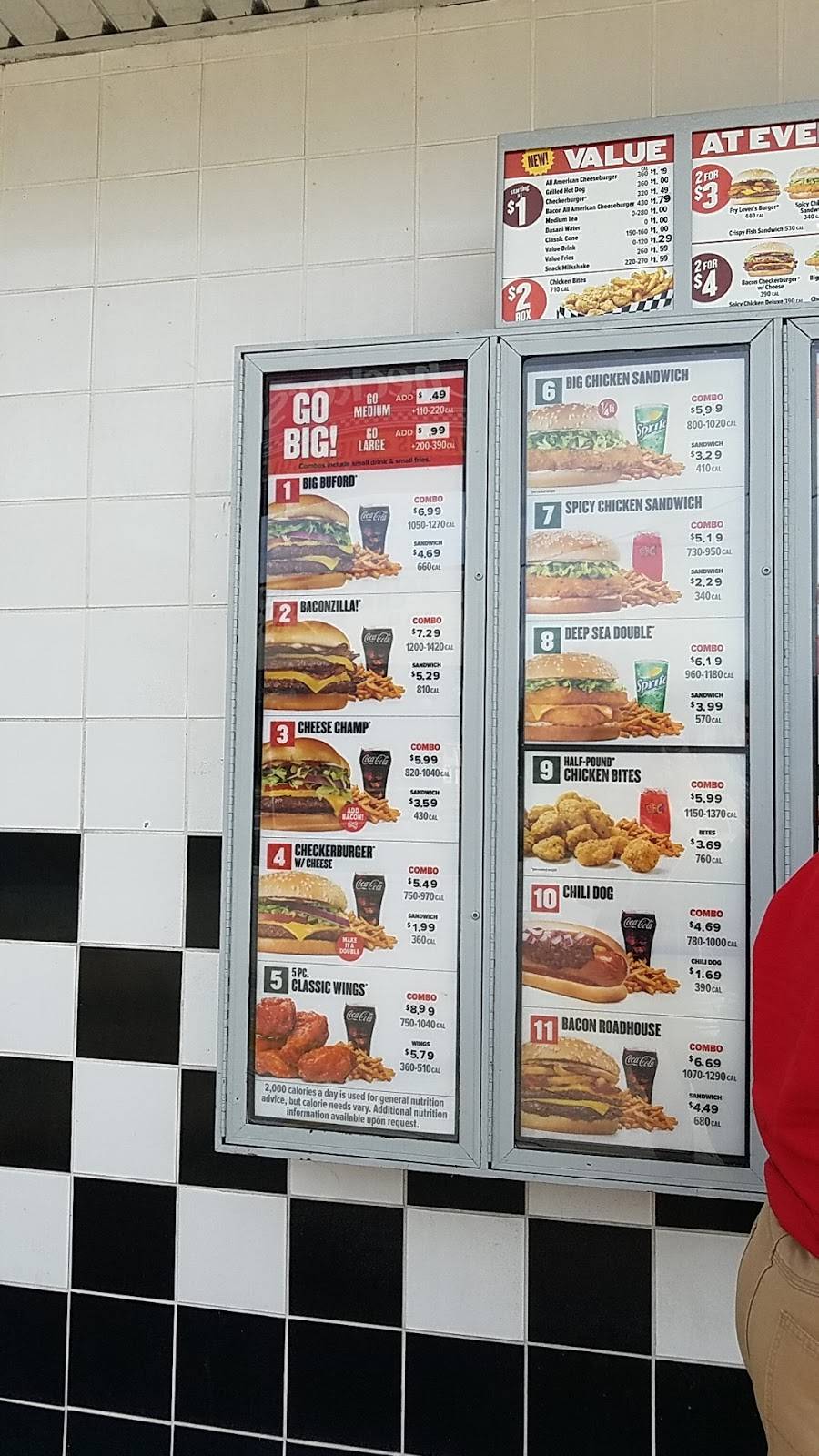 Checkers | restaurant | 1526 Kings Rd, Jacksonville, FL 32209, USA | 9047911100 OR +1 904-791-1100