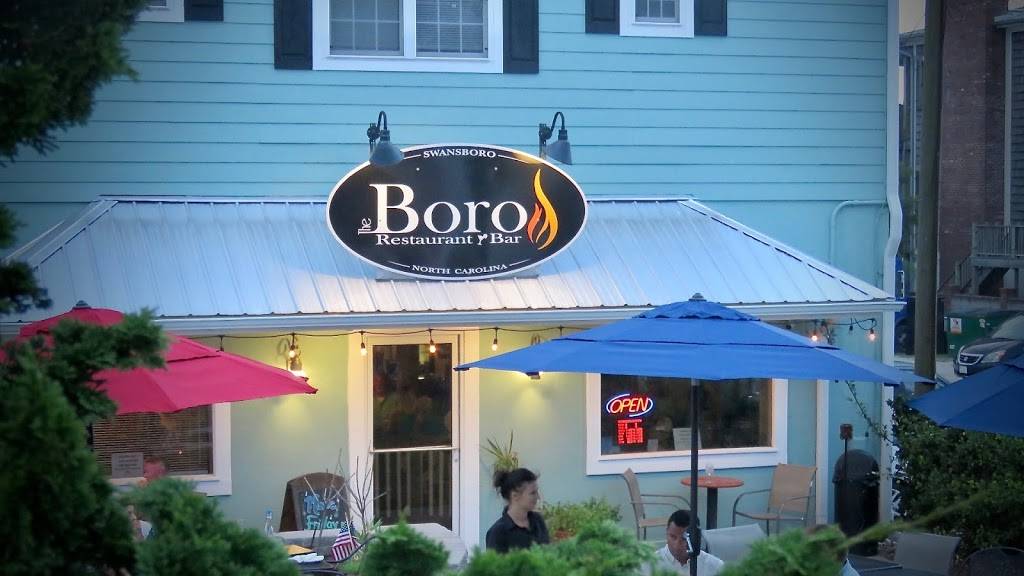 The Boro Restaurant & Bar | restaurant | 109 Front St, Swansboro, NC 28584, USA | 9103250502 OR +1 910-325-0502