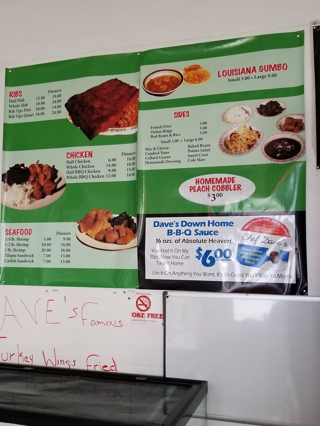 Daves BBQ | restaurant | 16046 East 8 Mile Road, Detroit, MI 48205, USA | 3134599204 OR +1 313-459-9204