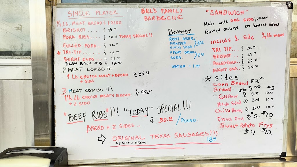 Bills Family Barbecue | restaurant | 1905 Old Middlefield Way, Mountain View, CA 94043, USA | 6509634111 OR +1 650-963-4111