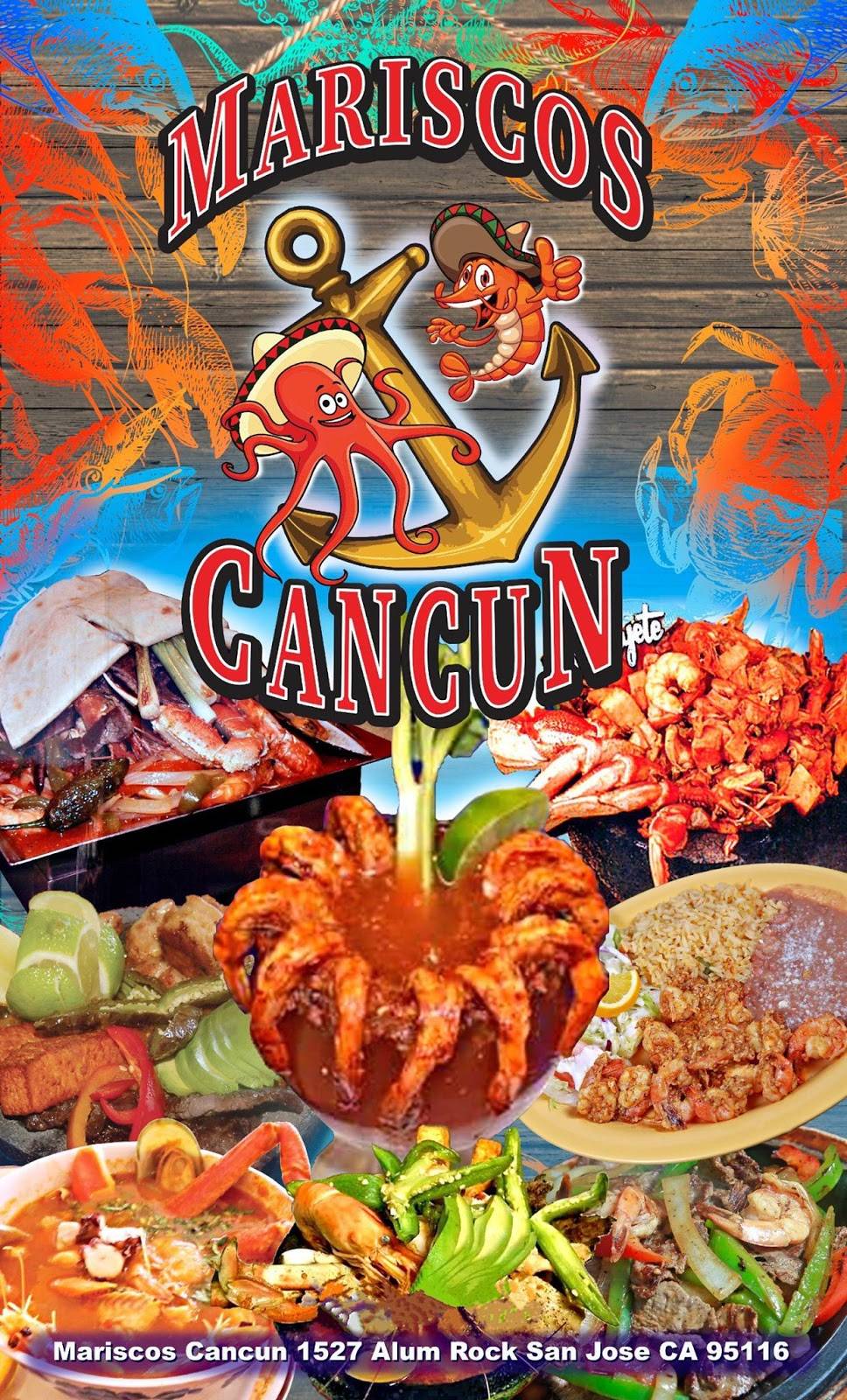 Mariscos Cancun | restaurant | 1527 Alum Rock Ave, San Jose, CA 95116, USA | 4087916677 OR +1 408-791-6677