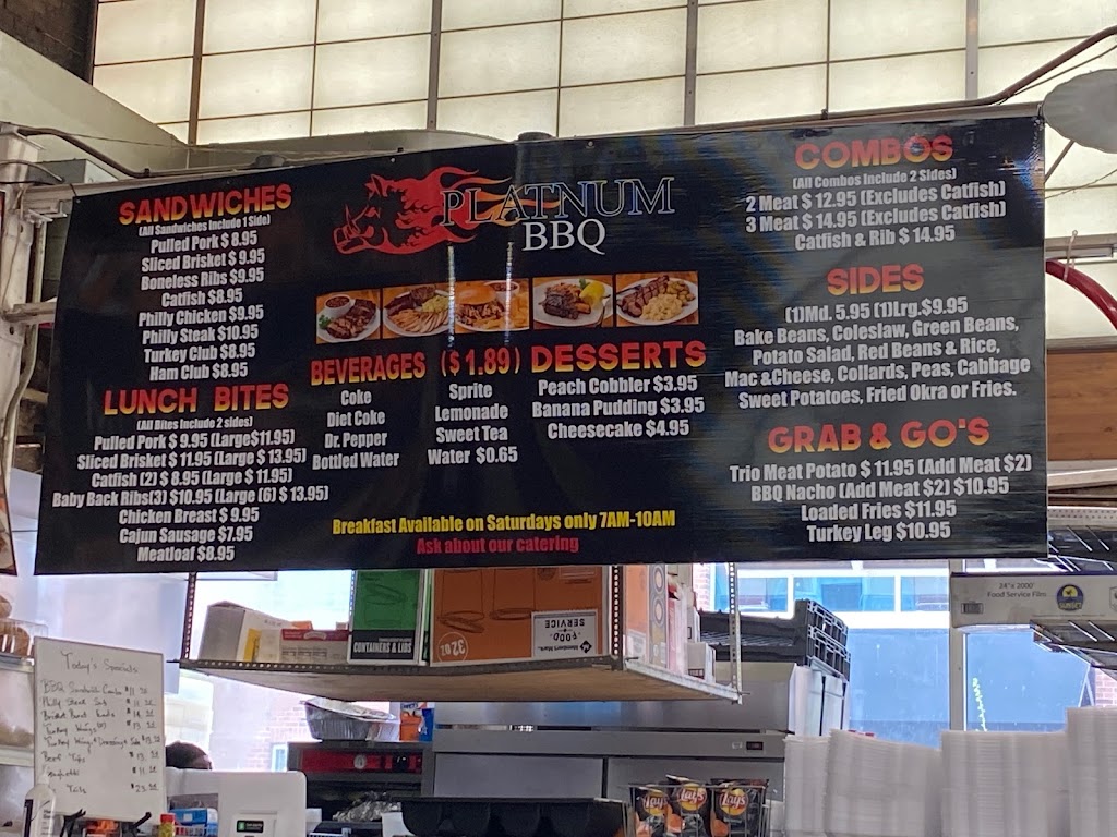 Platnum BBQ | restaurant | 400 President Clinton Ave, Little Rock, AR 72201, USA | 5014573128 OR +1 501-457-3128