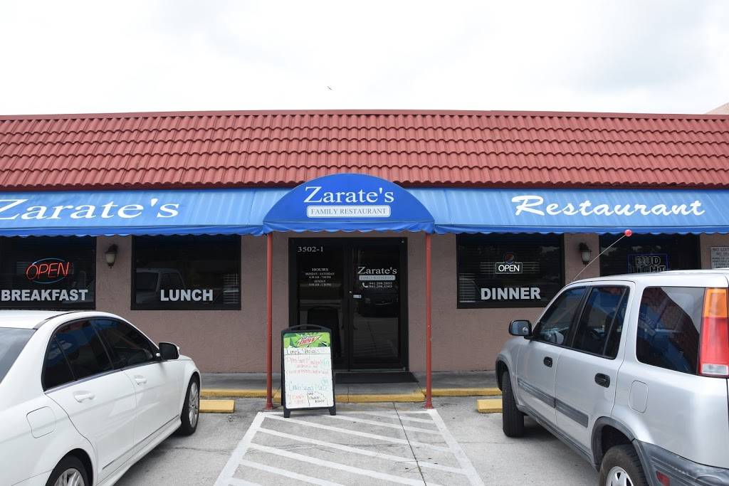 Zarates Family Restaurant | restaurant | 3502 N Access Rd #1, Englewood, FL 34224, USA | 9412082855 OR +1 941-208-2855