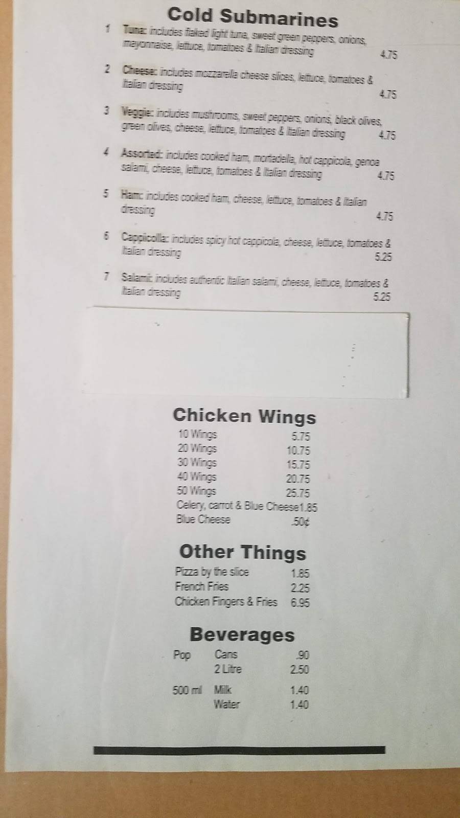 Italian Pizza and Subs | restaurant | 1578 Niagara Stone Rd, Virgil, ON L0S 1T0, Canada | 9054681200 OR +1 905-468-1200