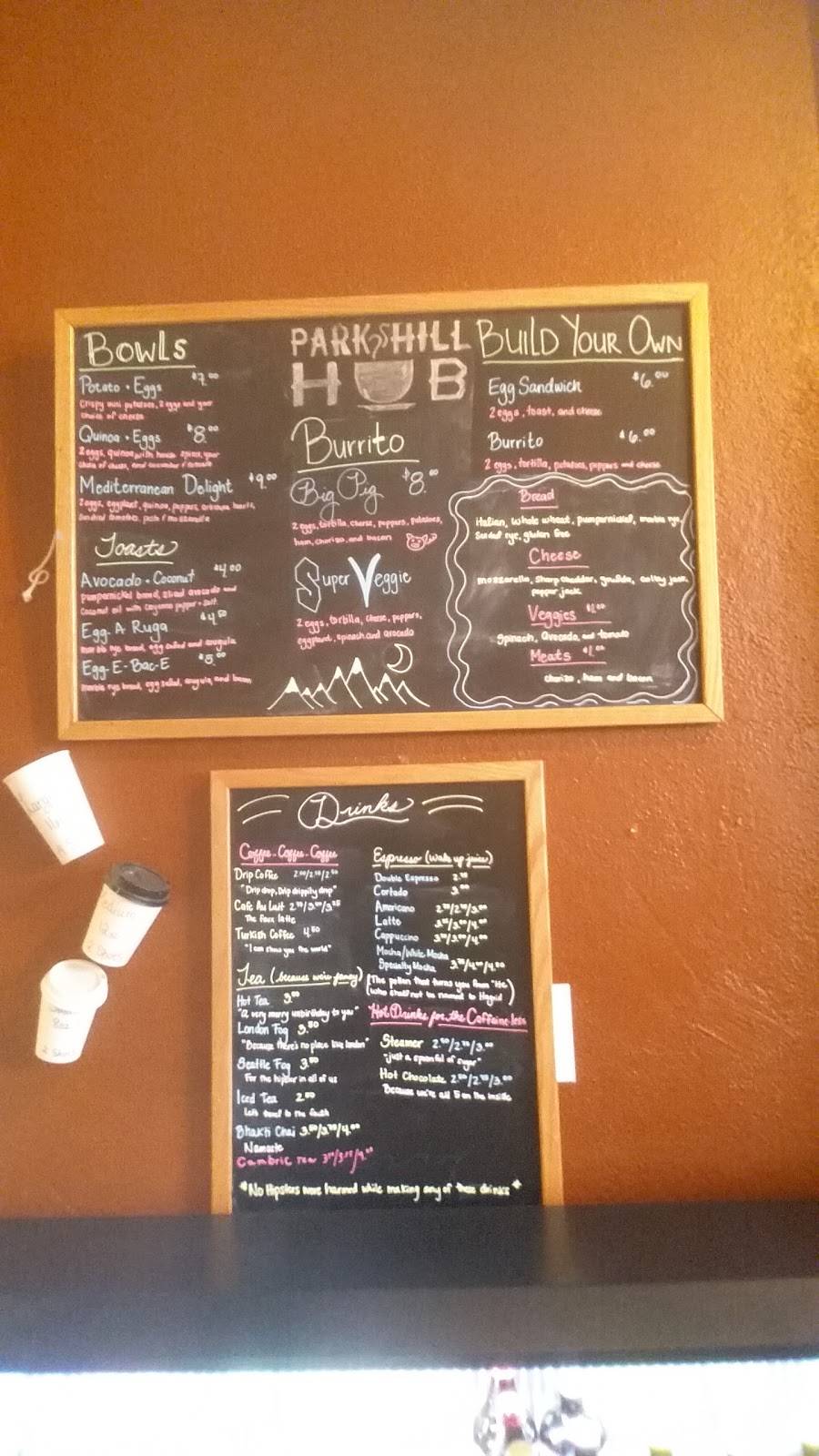 Park Hill Hub | cafe | 1502 Ivanhoe St, Denver, CO 80220, USA | 7206694847 OR +1 720-669-4847