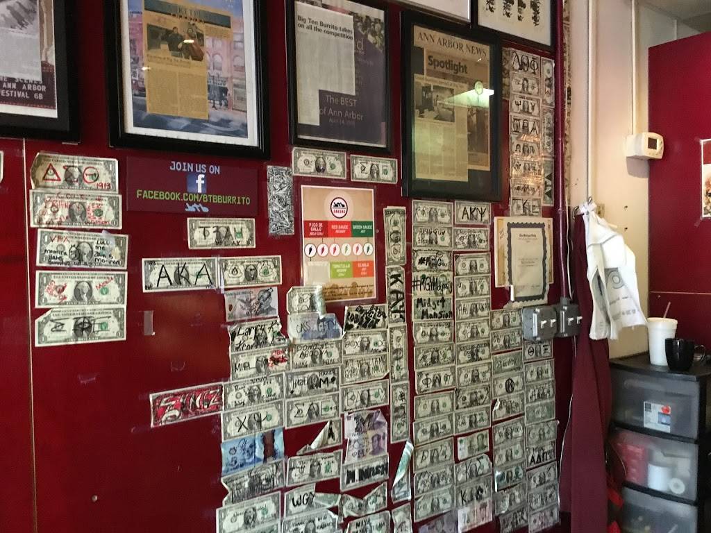 BTB Burrito | restaurant | 810 S State St, Ann Arbor, MI 48104, USA | 7342224822 OR +1 734-222-4822