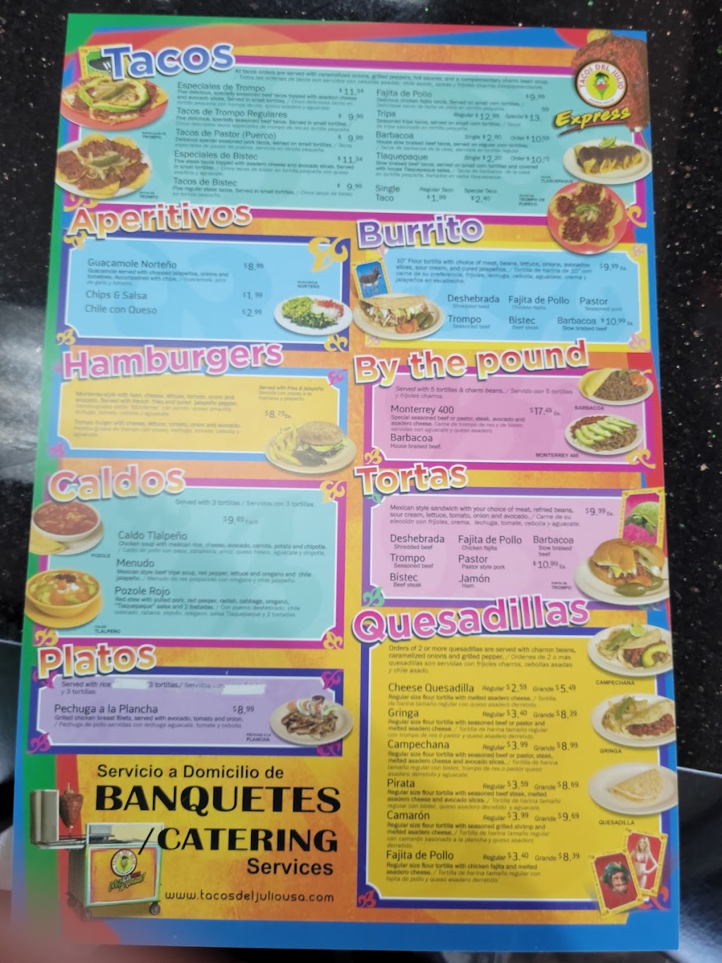 Tacos Del Julio | restaurant | 7515 Westheimer Rd, Houston, TX 77063, USA | 7134854370 OR +1 713-485-4370