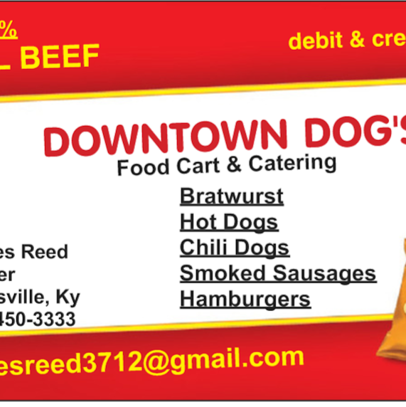 DOWN TOWN DOGS | meal takeaway | 2120 Rundill Rd, Louisville, KY 40214, USA | 5024503333 OR +1 502-450-3333