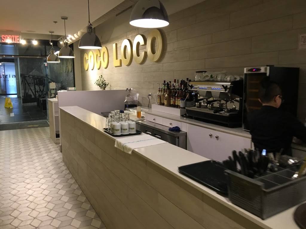 Dejeuner Coco Loco | restaurant | 100 Rue Peel, Montréal, QC H3C 0L8, Canada | 5149320001 OR +1 514-932-0001