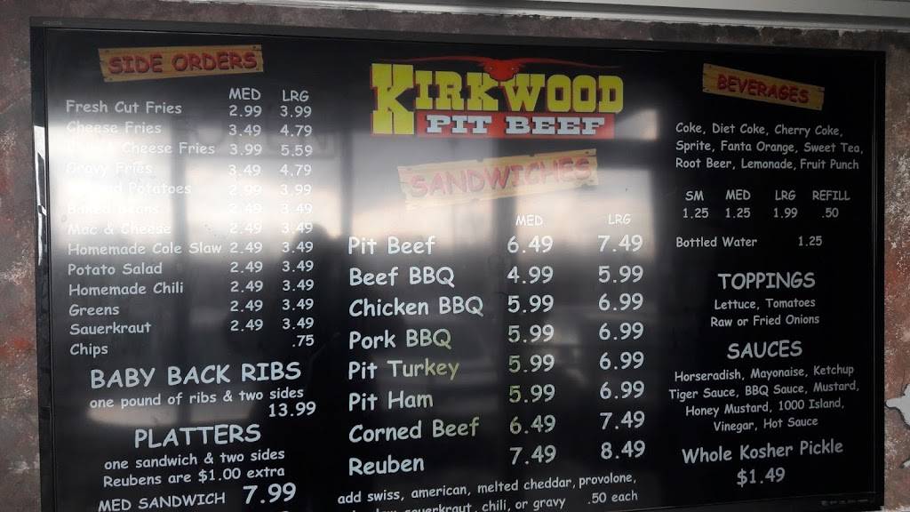 Kirkwood Pitbeef | restaurant | 6220 Baltimore National Pike # 3, Catonsville, MD 21228, USA | 4107440387 OR +1 410-744-0387
