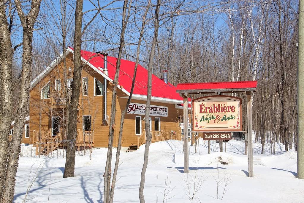 Érablière chez Angelo & Anita | restaurant | 1631 Chemin Saint-Georges route 153, Sainte-Thècle, QC G0X 3G0, Canada | 4182892348 OR +1 418-289-2348