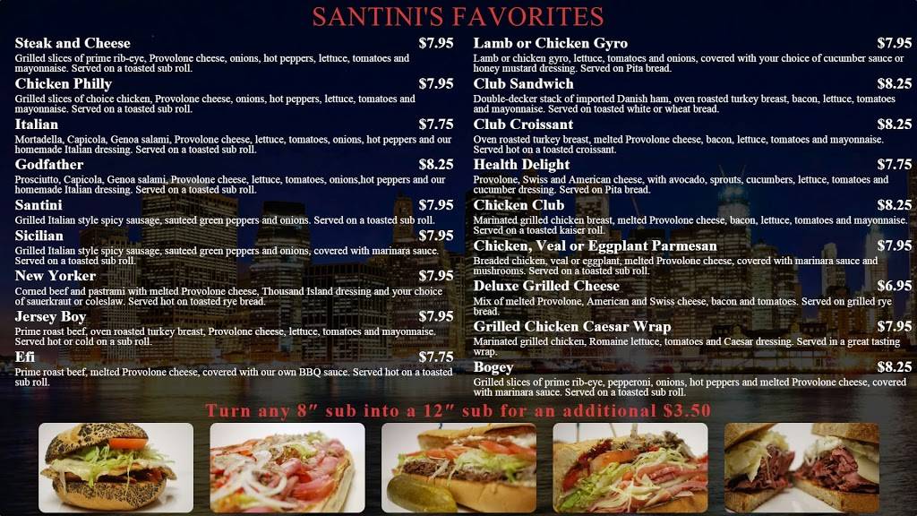 Santinis New York Style Deli | restaurant | 1443 Chain Bridge Rd, McLean, VA 22101, USA | 7037487777 OR +1 703-748-7777