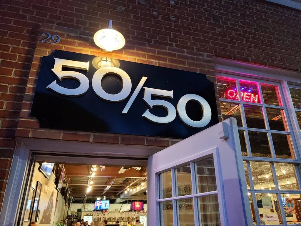 50/50 Taphouse | restaurant | 29 W Cork St, Winchester, VA 22601, USA | 5407734986 OR +1 540-773-4986
