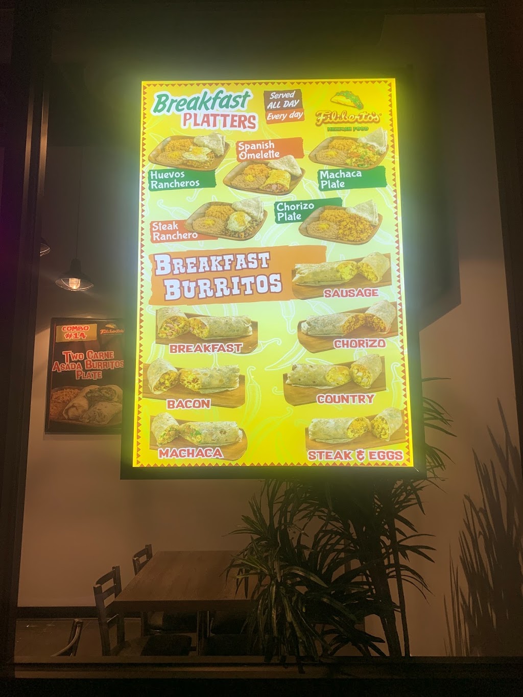 Filibertos Mexican Food | restaurant | 8601 E Golf Links Rd, Tucson, AZ 85730, USA | 5204444444 OR +1 520-444-4444