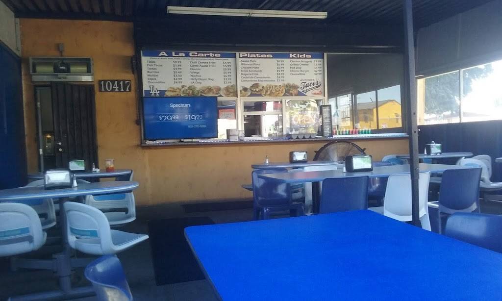 Junior’s Tacos | restaurant | 10417 S Prairie Ave, Inglewood, CA 90303, USA | 4243319330 OR +1 424-331-9330
