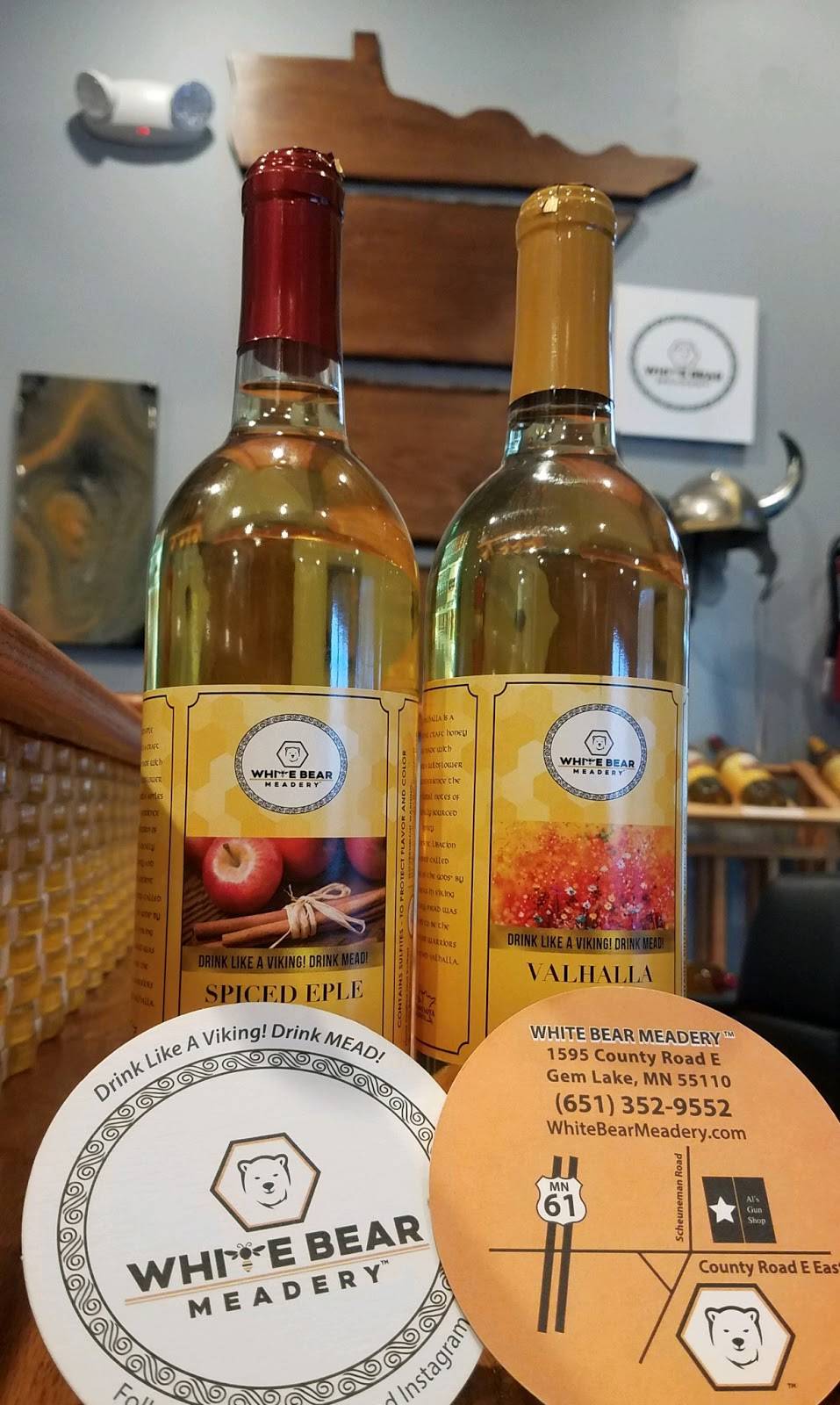 White Bear Meadery | restaurant | 1595 Co Rd E East, White Bear Lake, MN 55110, USA | 6513529552 OR +1 651-352-9552