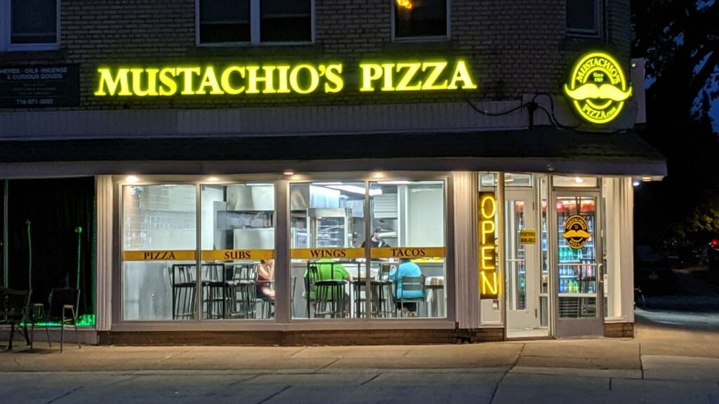 Mustachios Pizzeria | restaurant | 2701 Elmwood Ave, Buffalo, NY 14217, USA | 7168748909 OR +1 716-874-8909