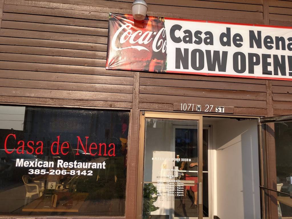 Casa de Nena | restaurant | 1071 W 27th St, Ogden, UT 84401, USA | 3852176501 OR +1 385-217-6501