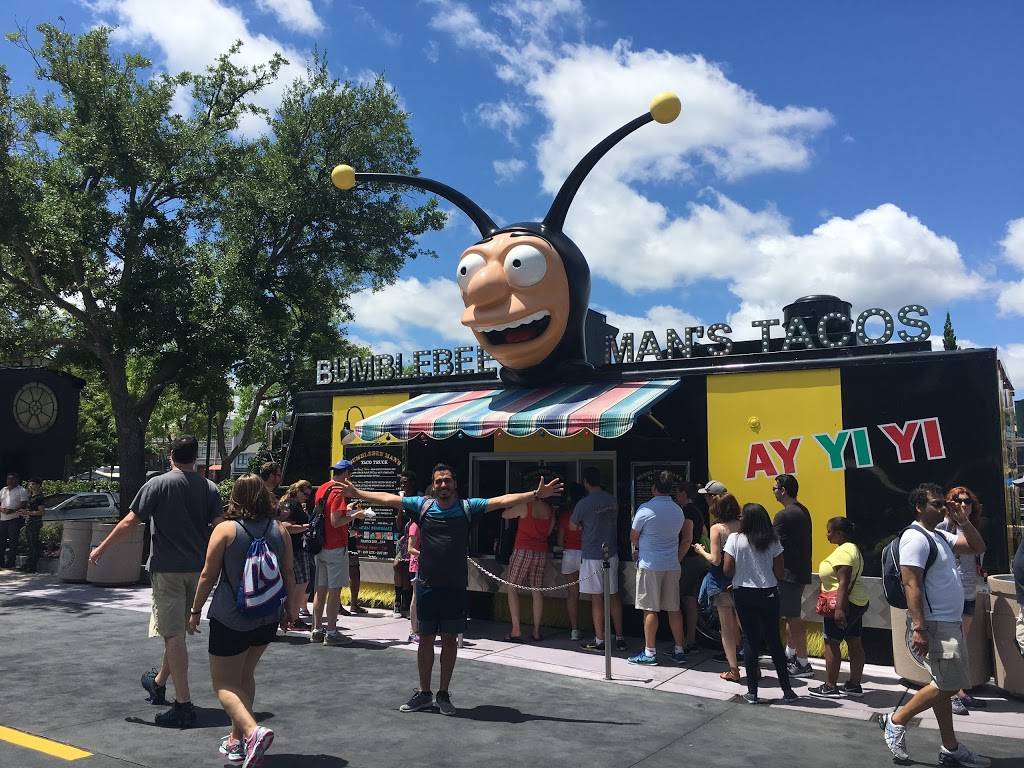 Bumblebee Mans Taco Truck | restaurant | 100 Universal City Plaza, Universal City, CA 91608, USA | 8008648377 OR +1 800-864-8377