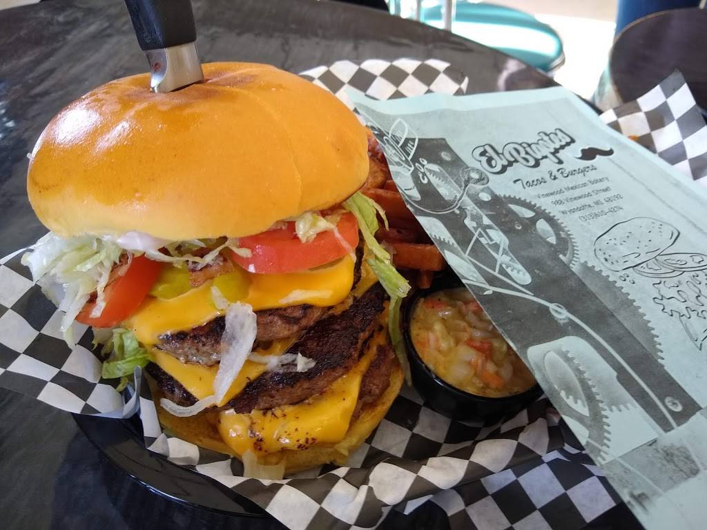 El Bigotes Tacos & Burgers | restaurant | 988 Vinewood St, Wyandotte, MI 48192, USA | 3136104274 OR +1 313-610-4274