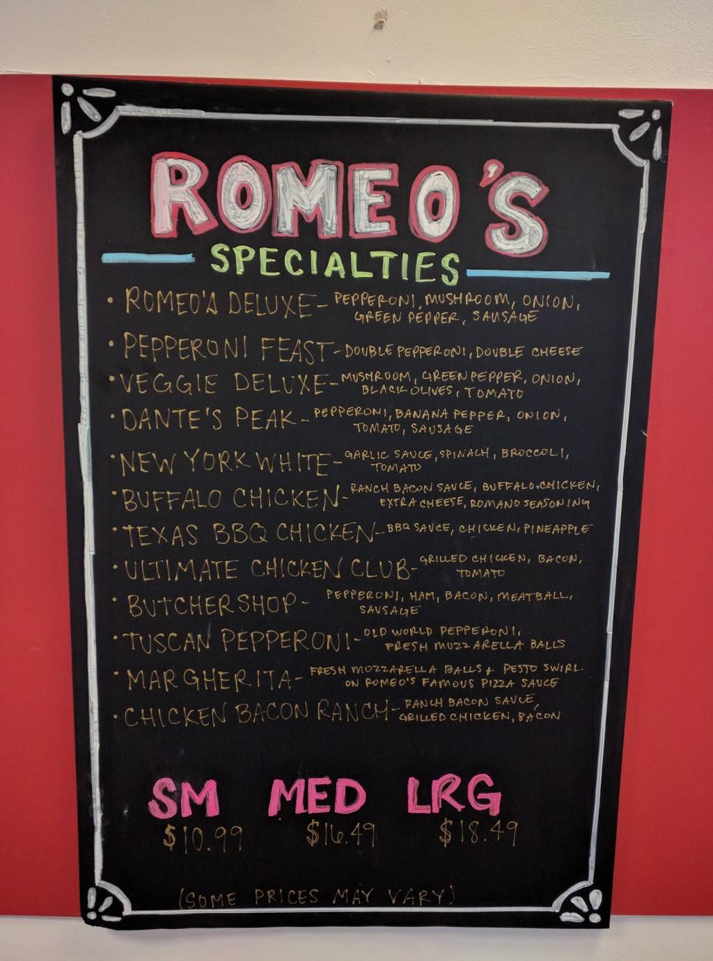 Romeos Pizza | restaurant | 134 E Aurora Rd, Northfield, OH 44067, USA | 3304680247 OR +1 330-468-0247