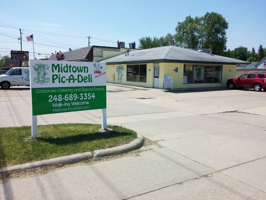 Pic-A-Deli | restaurant | 3381 Rochester Rd, Troy, MI 48083, USA | 2486893354 OR +1 248-689-3354