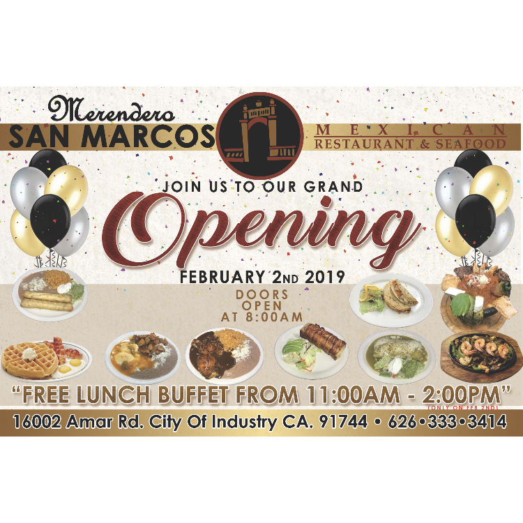 Merendero San Marcos | restaurant | 16002 E Amar Rd, City of Industry, CA 91744, USA | 6263333414 OR +1 626-333-3414