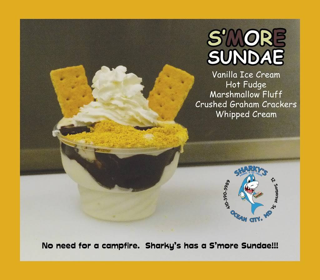 Sharkys Paninis & Ice Cream | restaurant | 12 Somerset St, Ocean City, MD 21842, USA | 4103905989 OR +1 410-390-5989