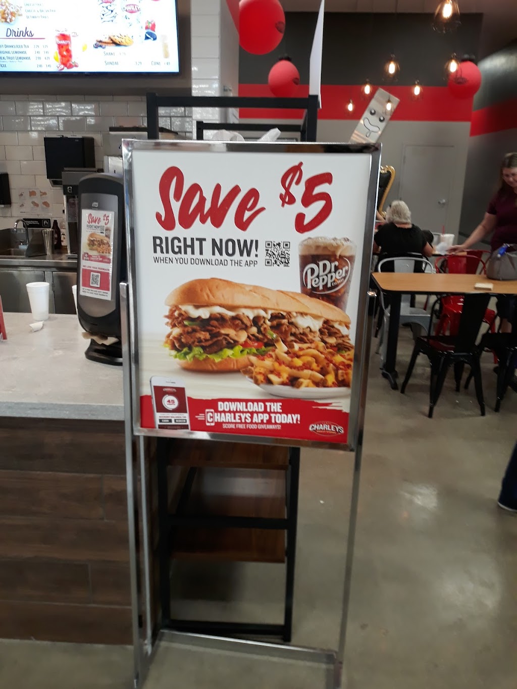 Charleys Cheesesteaks and Wings | restaurant | 18551 N 83rd Ave, Glendale, AZ 85308, USA | 6026779022 OR +1 602-677-9022