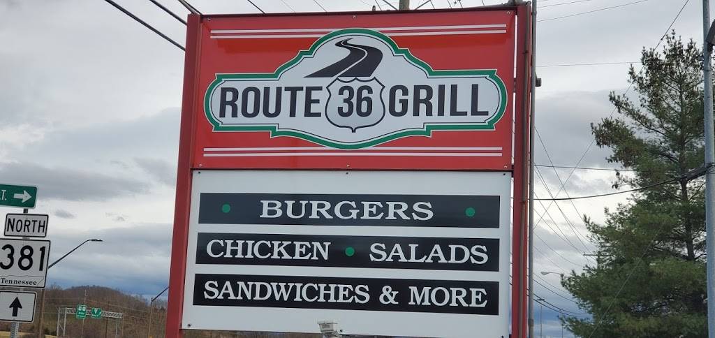 Route 36 Grill | restaurant | 3301 N Roan St, Johnson City, TN 37601, USA | 4237223136 OR +1 423-722-3136