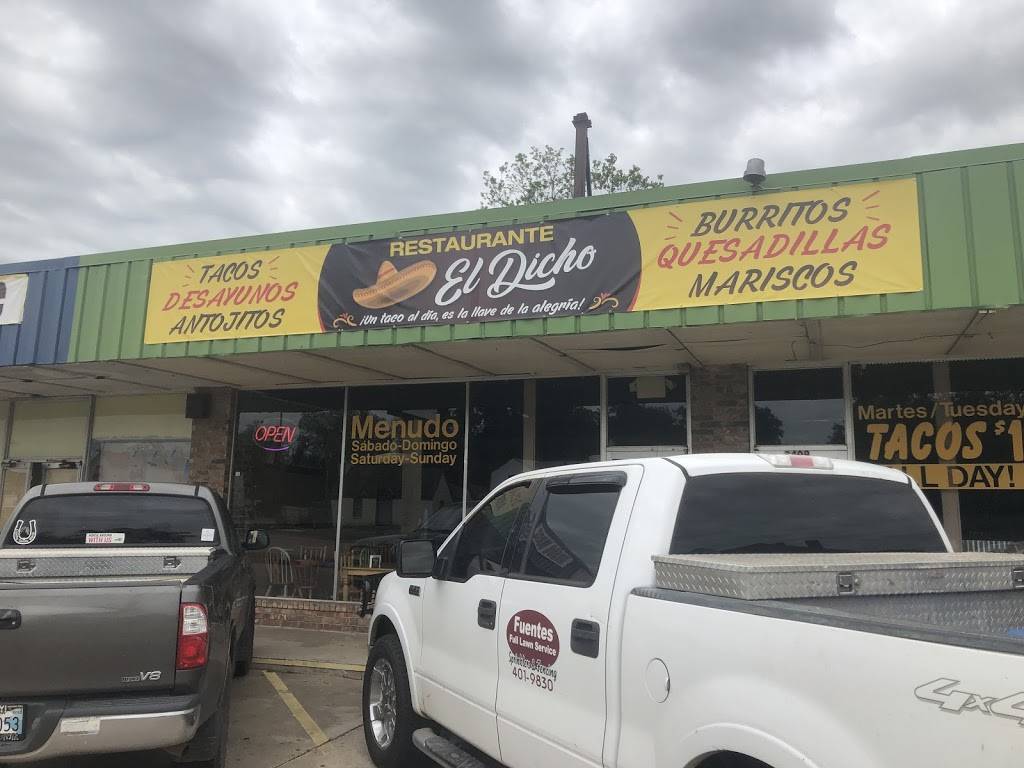 El Dicho | restaurant | 3409 NW 23rd St, Oklahoma City, OK 73107, USA | 4059006321 OR +1 405-900-6321