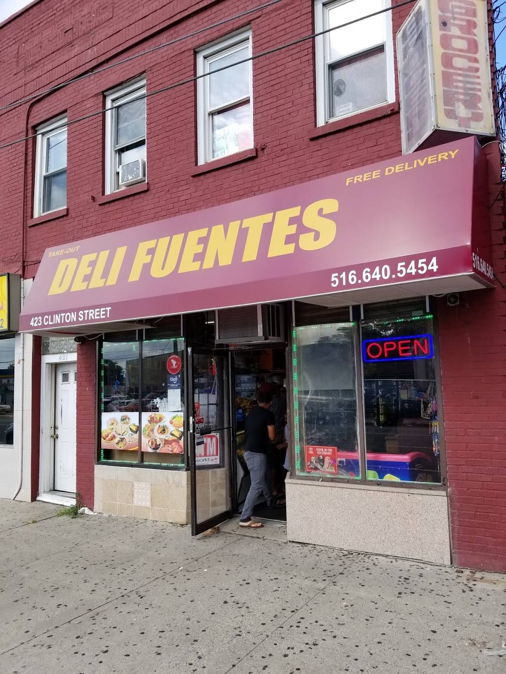Deli Fuentes | restaurant | 423 Clinton St, Hempstead, NY 11550, USA | 5166405454 OR +1 516-640-5454