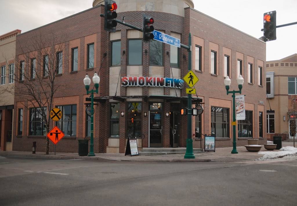 Smokin Fins | restaurant | 7600 Grandview Ave #100, Arvada, CO 80002, USA | 3032285848 OR +1 303-228-5848