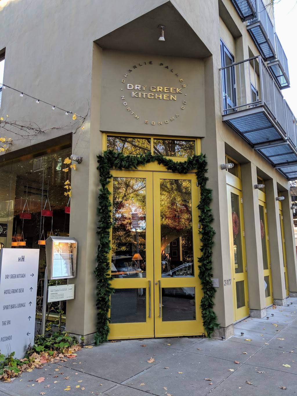 Dry Creek Kitchen | restaurant | 317 Healdsburg Ave, Healdsburg, CA 95448, USA | 7074310330 OR +1 707-431-0330