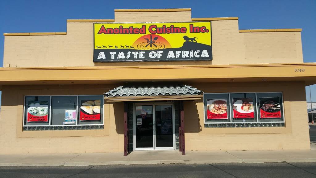 Anointed Cuisine A Taste Of Africa | restaurant | 3140 Lee Trevino Dr, El Paso, TX 79936, USA | 9153074834 OR +1 915-307-4834