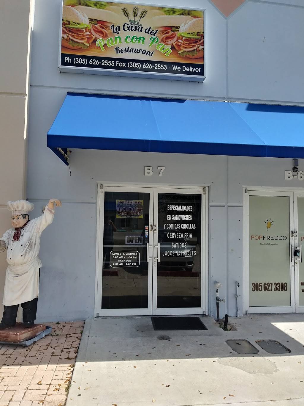 La Casa del Pan con Pan Restaurant | restaurant | 4960 NW 165th St Bay 7, Hialeah, FL 33014, USA | 3056262555 OR +1 305-626-2555