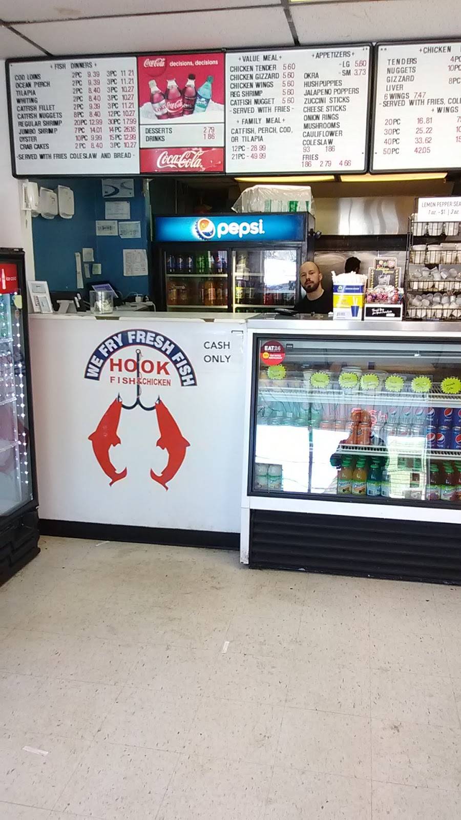 Hook Fish & Chicken | restaurant | 11644 Frankstown Rd, Penn Hills, PA 15235, USA | 4122428156 OR +1 412-242-8156