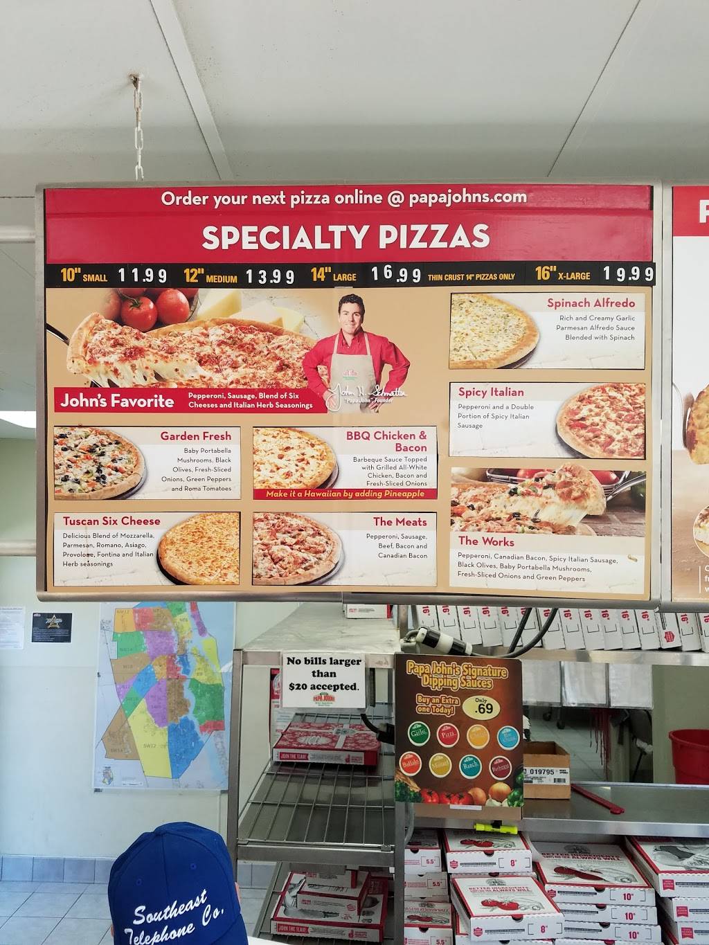 Papa Johns Pizza | restaurant | 801 S Ponce De Leon Blvd, St. Augustine, FL 32084, USA | 9048087272 OR +1 904-808-7272